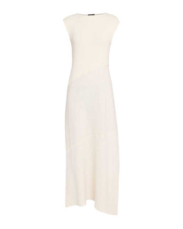 Lina Cap-Sleeve Knit Maxi Dress